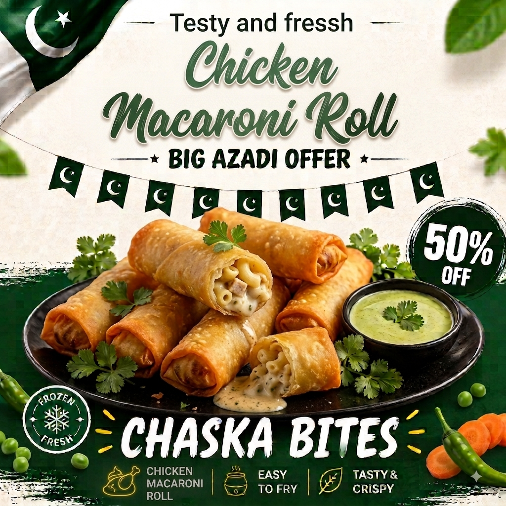 Premium Macaroni Rolls – 6 Pieces | ChASKA Bites