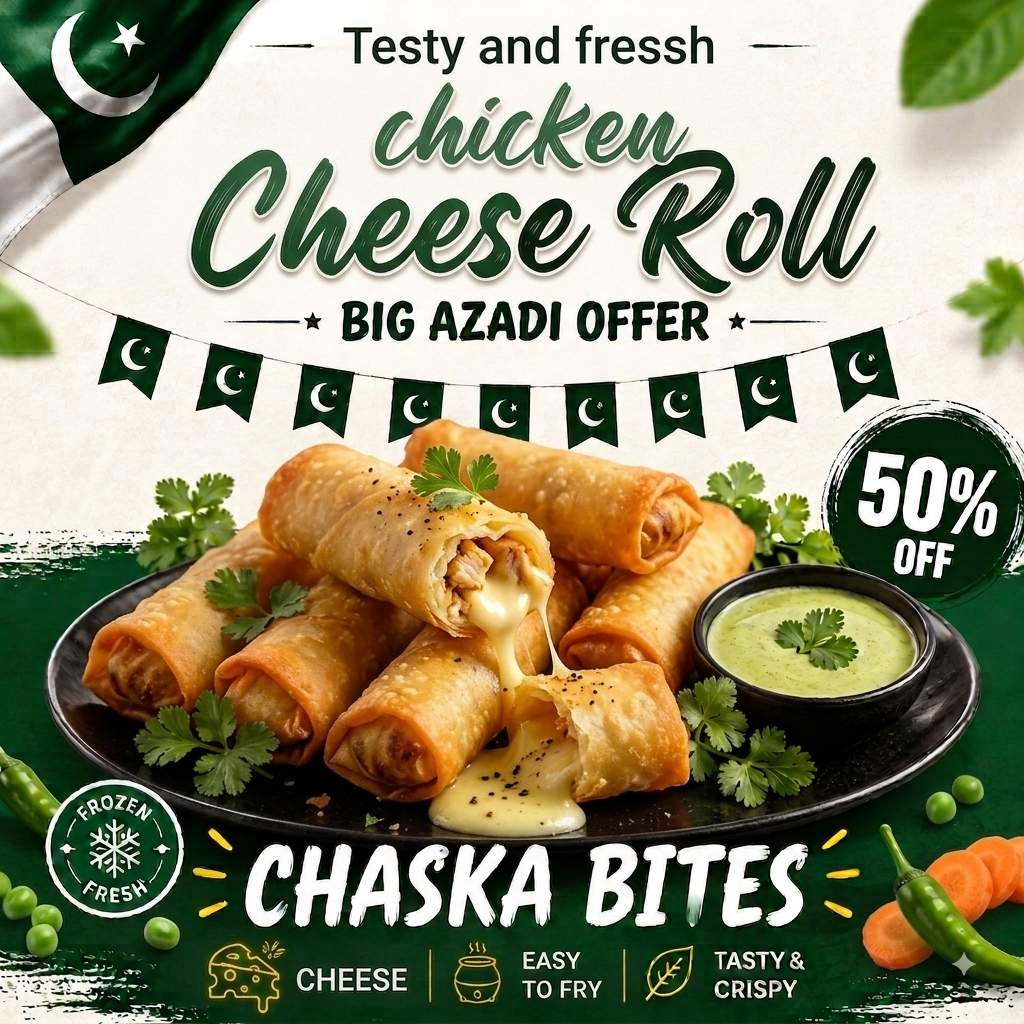 Premium Cheese Rolls – 6 Pieces | ChASKA Bites