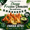 Premium Cheese Frozen Samosas – 6 Pieces | ChASKA Bites